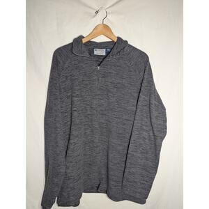 Mountain Warehouse Mens Quarter zip snowdon fleece pullover‎ sweater Sz large